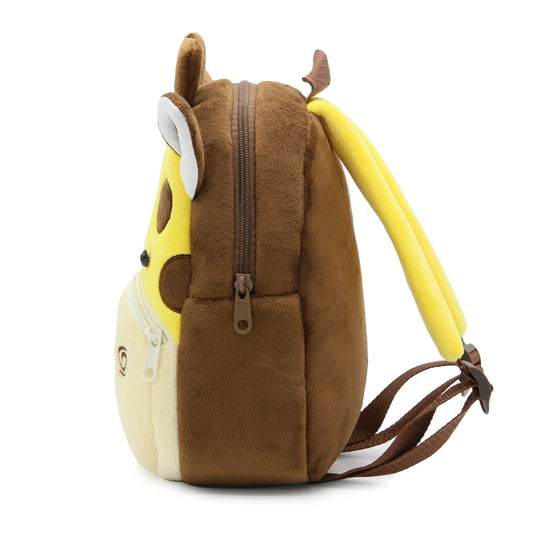 Animal Shaped Plush Backpack For Kids