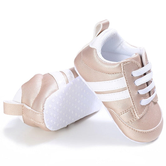 Cute Comfortable Soft Leather Baby Sneakers