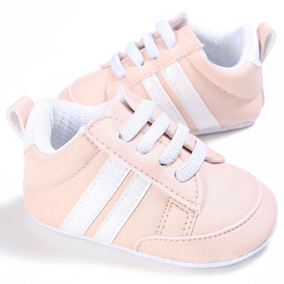 Cute Comfortable Soft Leather Baby Sneakers
